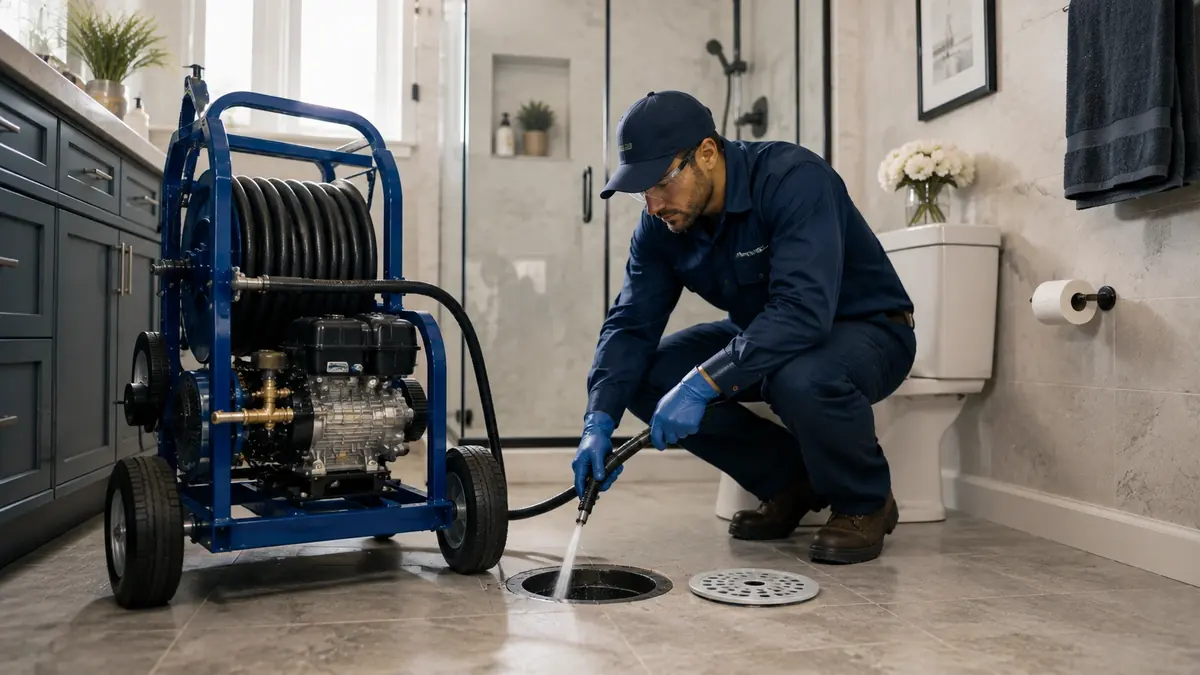 Bathroom Drain Hydro Jetting in Jolon