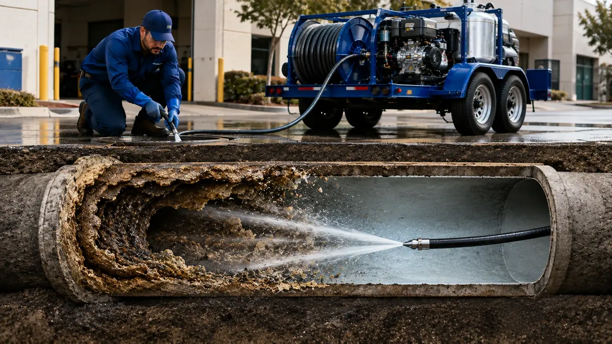Sewer Pipe Descaling in Jolon