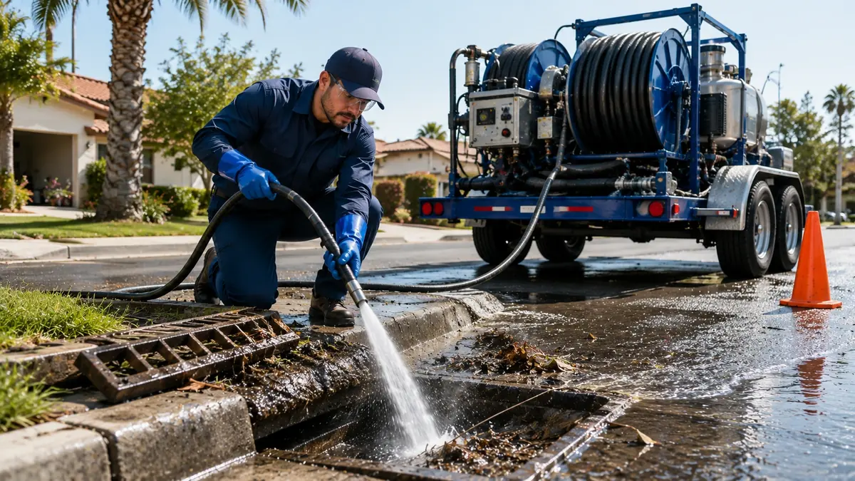 Storm Drain Hydro Jet Cleaning in Jolon